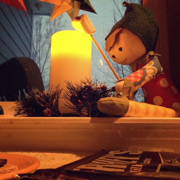 What is it with Elfie and chocolate.